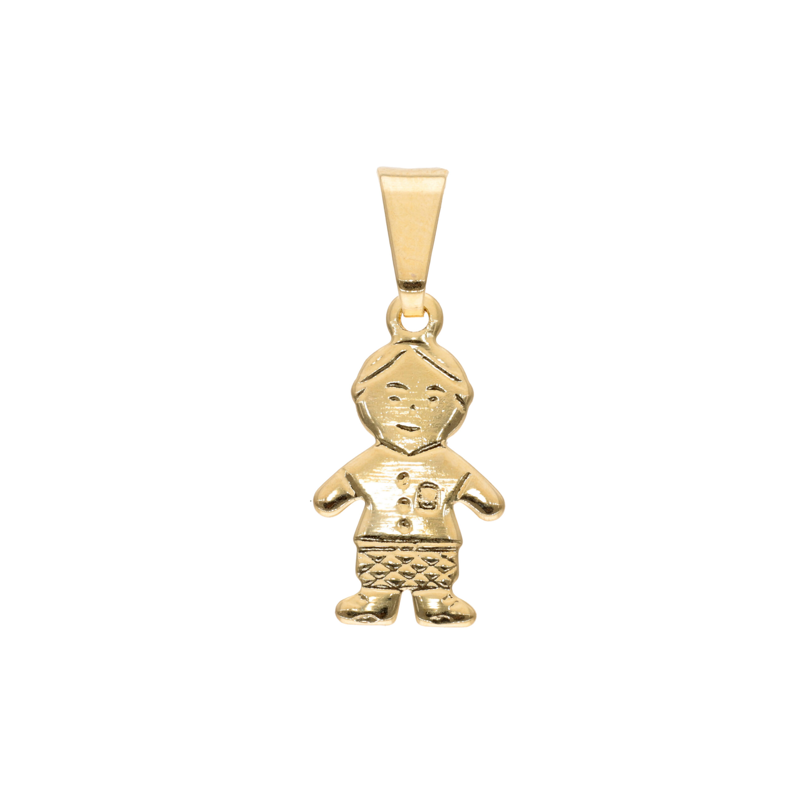 Colgante Niño Pequeño Enchapado en Oro 18 kt.